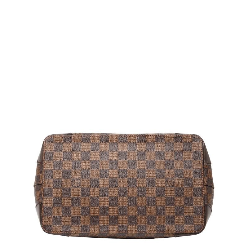 Louis Vuitton Damier Hampstead PM Tote Handbag N51205 Ebène Brown PVC Leather