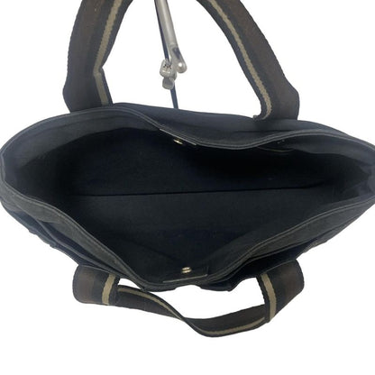 Hermes Tote Bag Troca Horizontal MM Black X Brown X Beige Leather