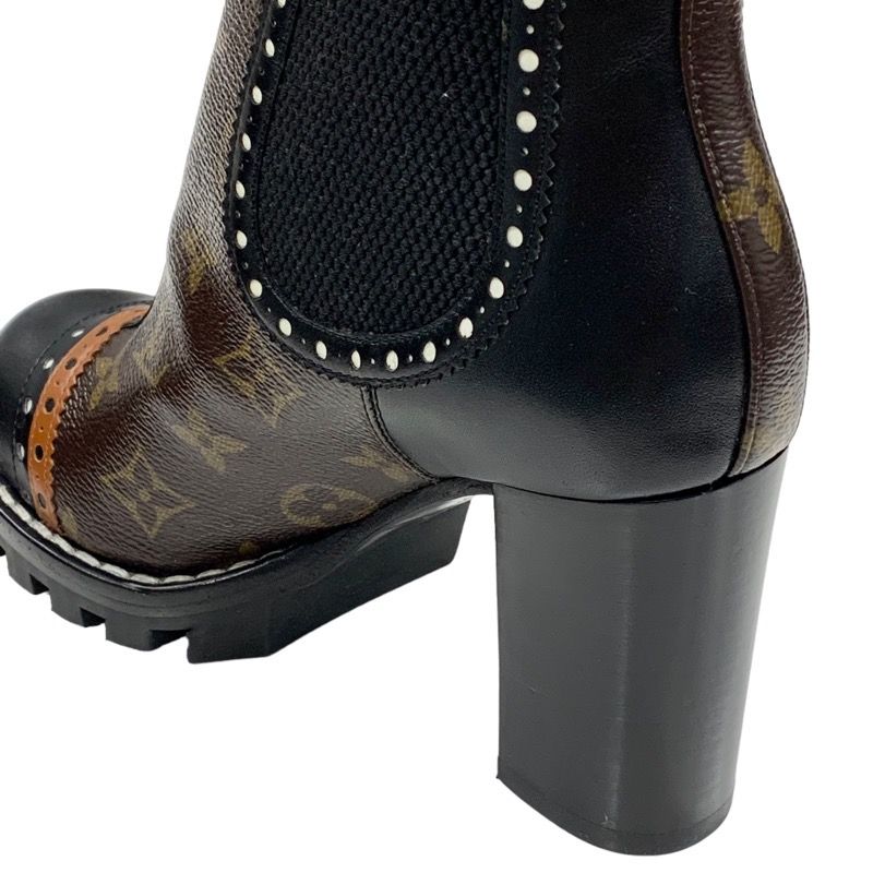 Louis Vuitton Rockabilly Line Monogram Short Boots Ankle Boots Side Gore