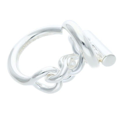 Hermes Croisette Silver Ring Men's 53 12
