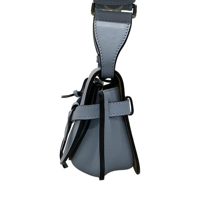 Loewe Shoulder Bag Gate Dual Bag Mini C565r41x04 Light Blue Jacquard Strap