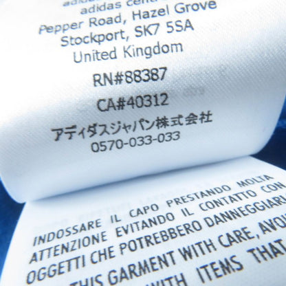 Gucci×adidas 691637 Cotton Trefoil Print Short Sleeve T-shirt Blue S Made In