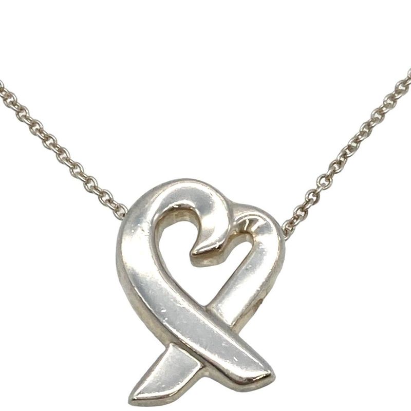Tiffany & Co Tiffany & Co Loving Heart Necklace Sv925 30g Silver Elsa Peretti