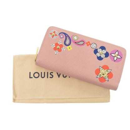 Louis Vuitton Round Zipper Zippy Wallet Epi M62067 Epi Leather Pink Long Wallet