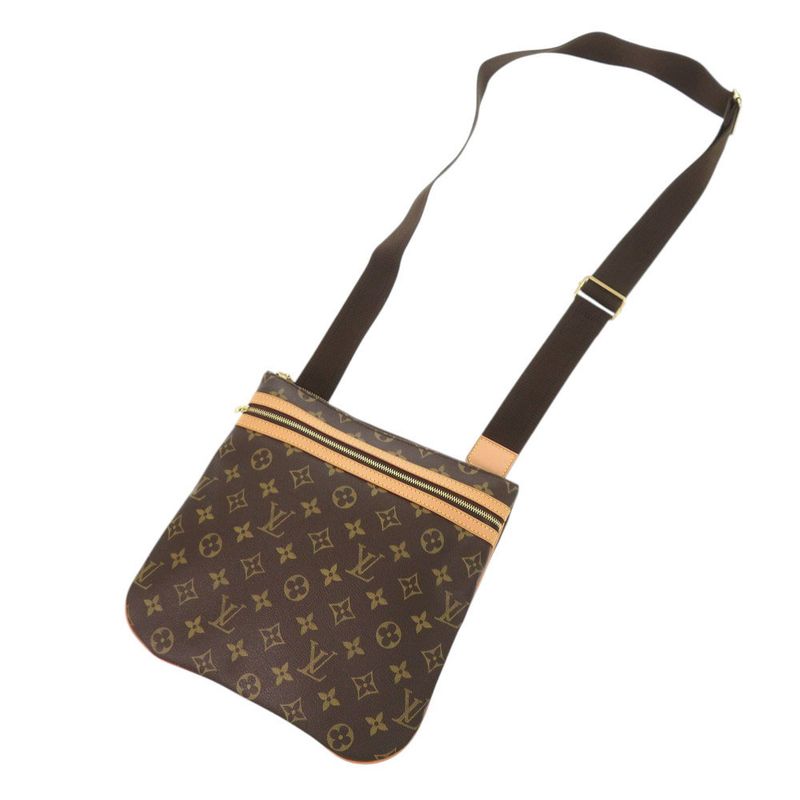 Louis Vuitton Pochette Vosfort Monogram M40044 Brown Shoulder Bag LV 0418 Louis