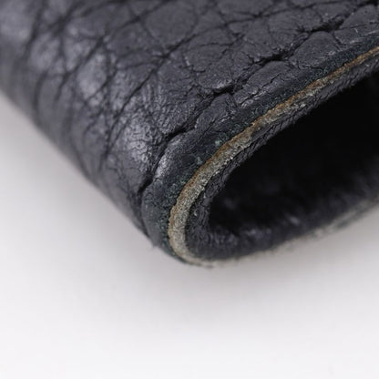 Hermes Dogon Long Taurillon Clemence Black □P Unisex Long Wallet