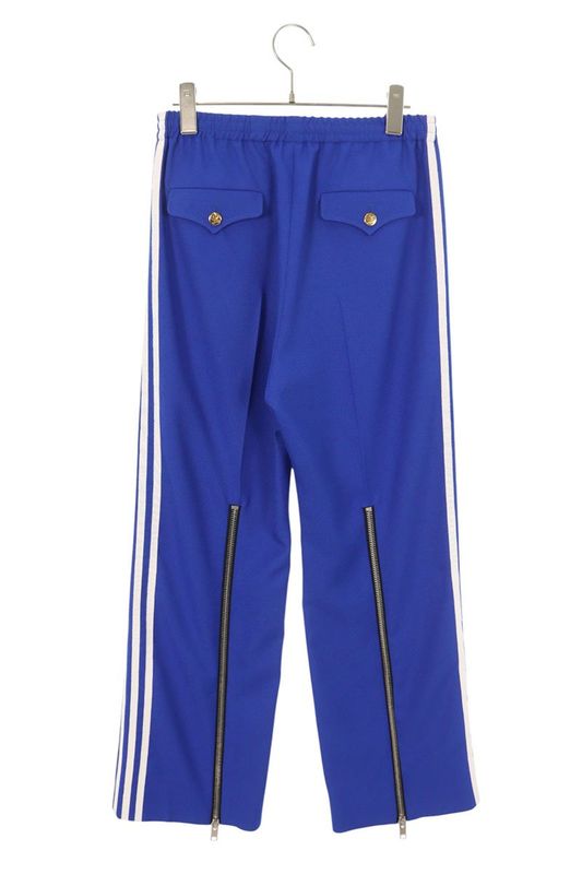 Gucci X Adidas 721922 Zaktu Logo Embroidery Back Zip Sideline Track Long Pants