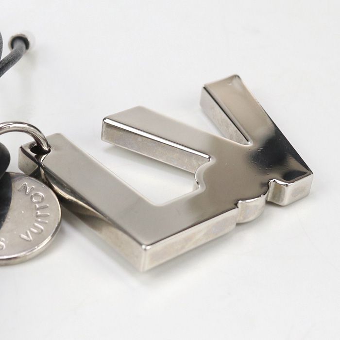 Louis Vuitton Porte Cles LV Rope M66497 Key Ring Metal Leather Men's