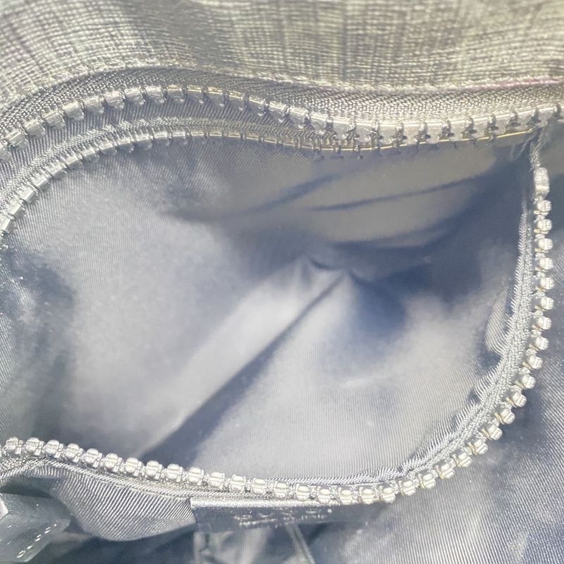 Gucci 162905 Shoulder Bag GG Supreme PVC Leather Black Ladies Men Fashion