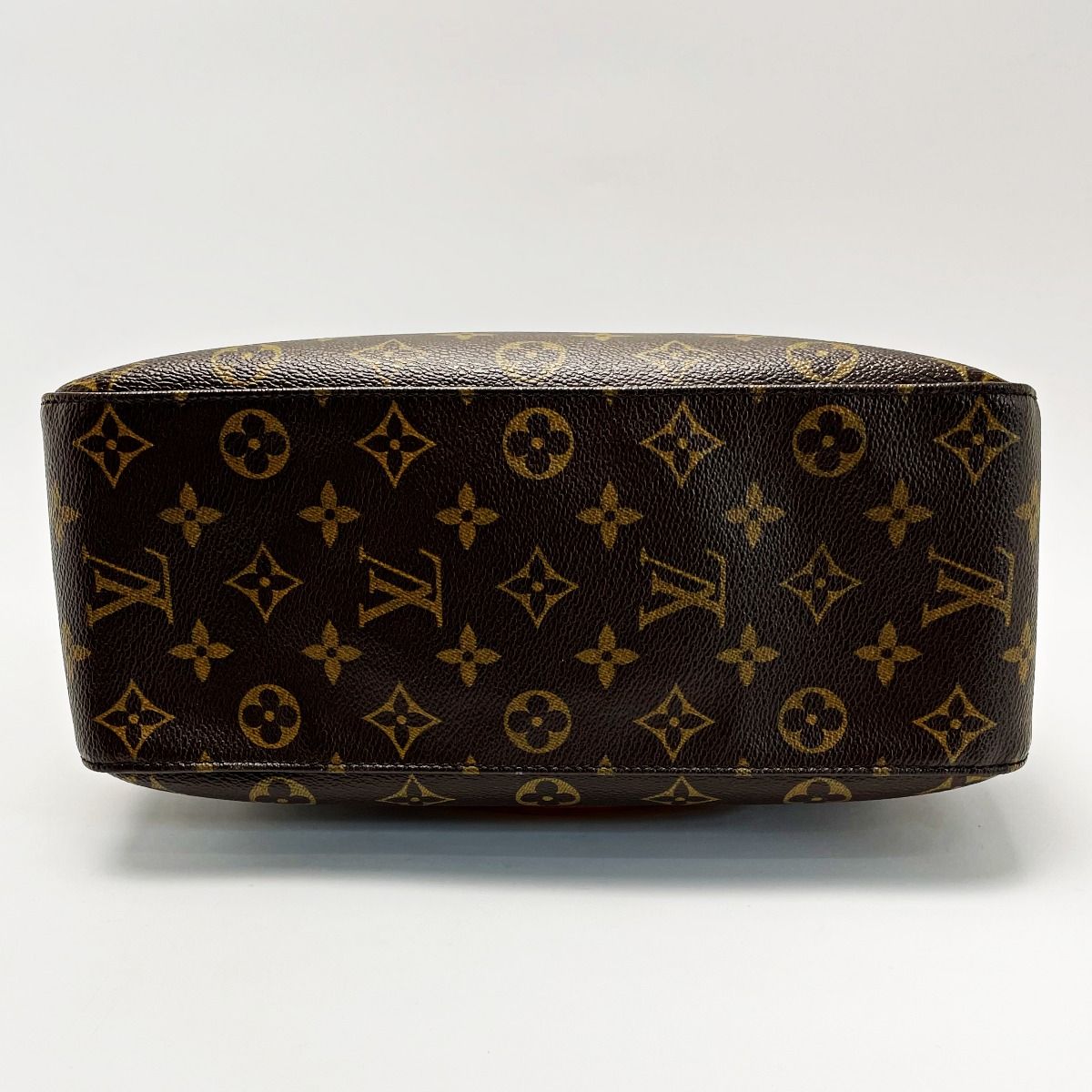 Louis Vuitton Monogram Looping M51145 Brown Handbag Ladies Gold Hardware
