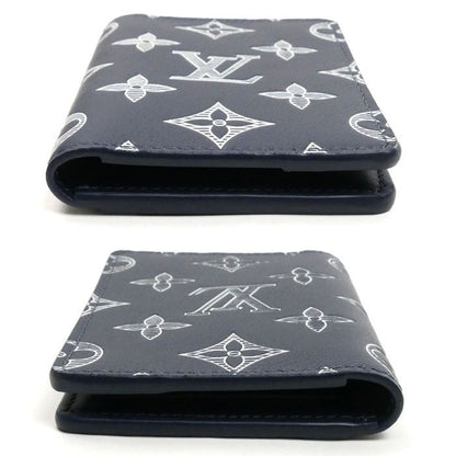 Louis Vuitton Organizer De Poche Card Case Navy M83378 IC Men's Preowned