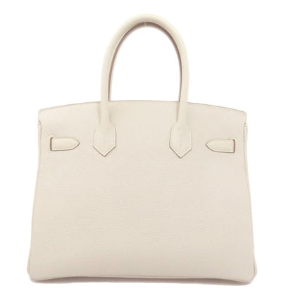 Hermes Birkin 30 Nata Gold Hardware Handbag Taurillon Women