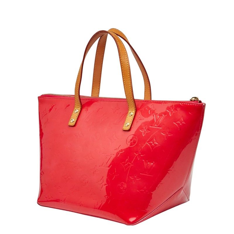 Louis Vuitton Monogram Vernis Bellevue PM M93669 Rose Pop Patent Leather Women