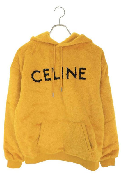 Celine 2y964925r Fuzzy Wool Pullover Hoodie Men's M