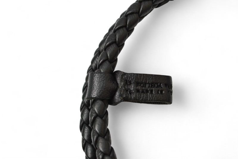 Bottega Veneta Bracelet Bangle Bottega Veneta Intrecciato Double Black S Size