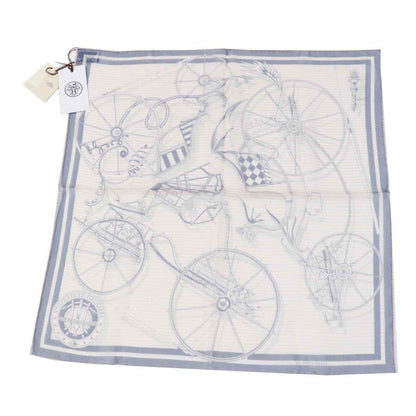 Hermes Gavroche 45 Voitures Enequilibre Elaborate Carriage 100% Silk Scarf