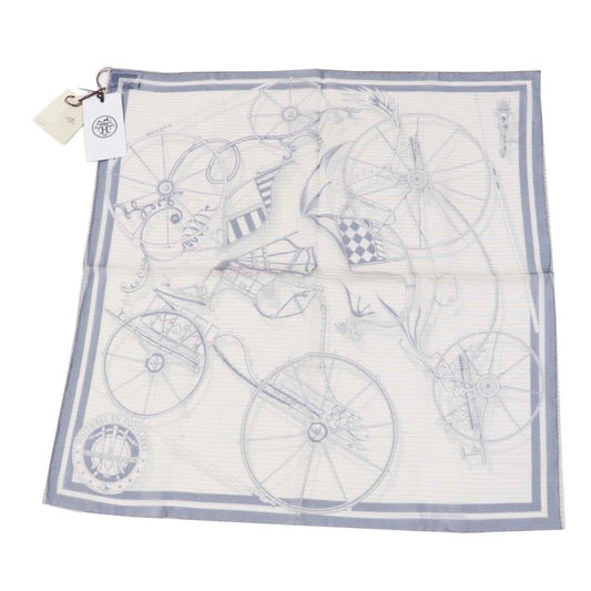 Hermes Gavroche 45 Voitures Enequilibre Elaborate Carriage 100% Silk Scarf