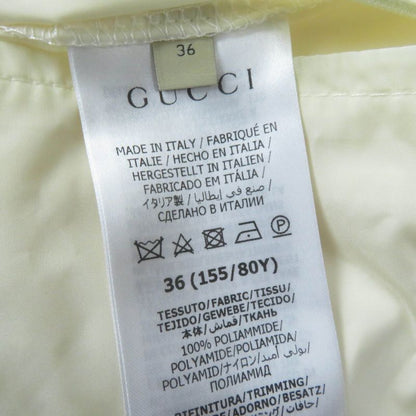 Gucci 683216 Short Length 2WAY Down Vest Bomber Jacket Down Jacket Ivory 36