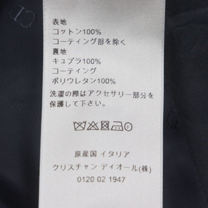  DIOR Homme 293c286a5573 Logo Part Zip Up Tailored Jacket Navy 44 Made In