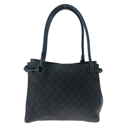 Gucci Black Hardware GG Canvas 101971 Tote Bag Shoulder Bag Women 505312