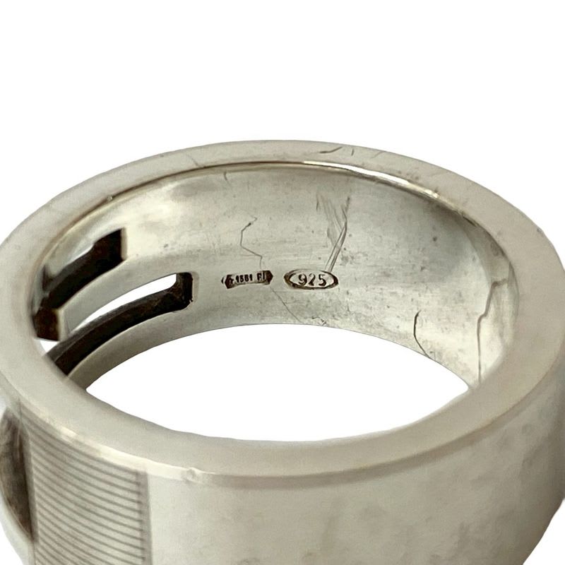 Gucci Square G Ring Silver 925 No 14 Accessories 102-4