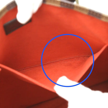 Louis Vuitton N51140 Damier Tote Bag Sac Plastic Handbag Louis Vuitton Ebène