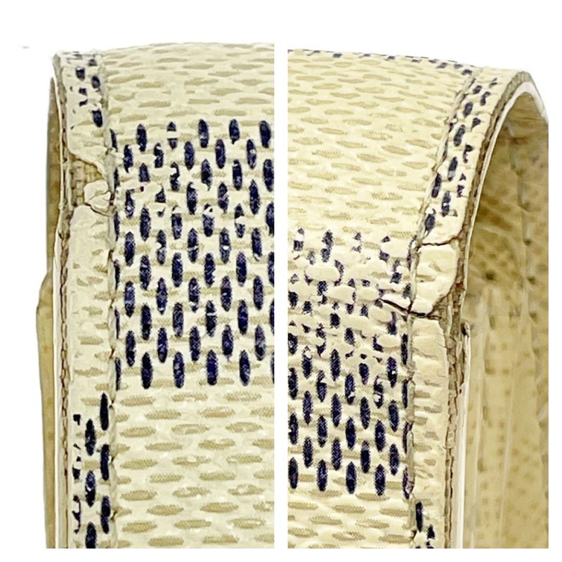 Louis Vuitton N61735 Damier Azure PVC Portefeuille Sarah Long Wallet White