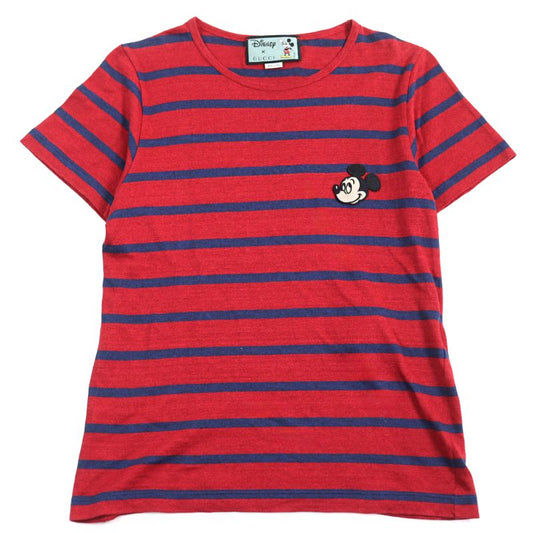Gucci X Disney Gucci X Disney 598971 70% Linen With Mickey Patch Logo Tag Crew