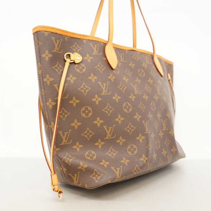 Louis Vuitton Tote Bag Monogram Neverfull MM M40156 Brown Ladies