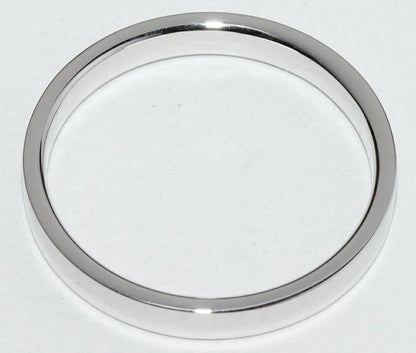 Tiffany & Co Ring Pt950 Flat Band Ring Width 3mm (012in)