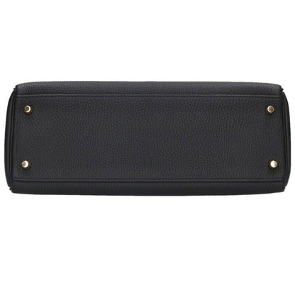 Hermes Kelly 32 T Engraved Ghardware Leather Shoulder Bag Men 32