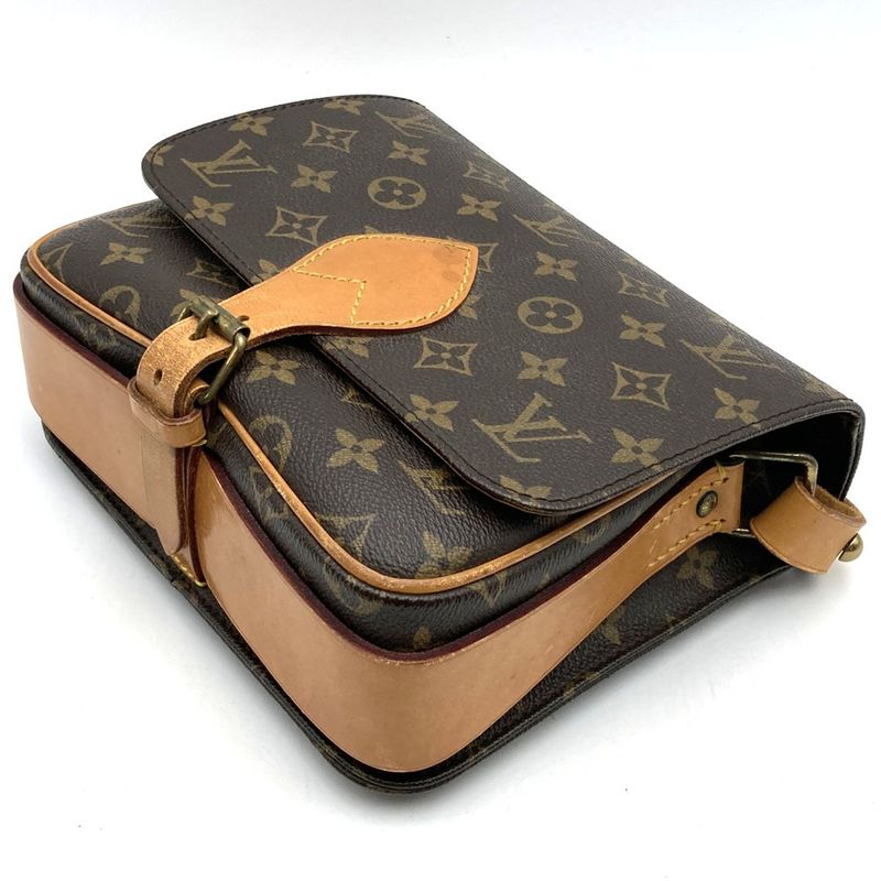 Louis Vuitton M51253 Cartes Ciel Shoulder Bag Brown Monogram Canvas Vintage