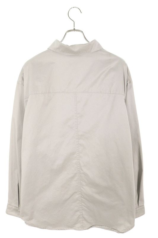 Balenciaga 571133 Tep11 BB Logo Embroidered Cotton Shirt Blouson Men 39