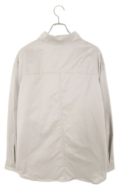 Balenciaga 571133 Tep11 BB Logo Embroidered Cotton Shirt Blouson Men 39