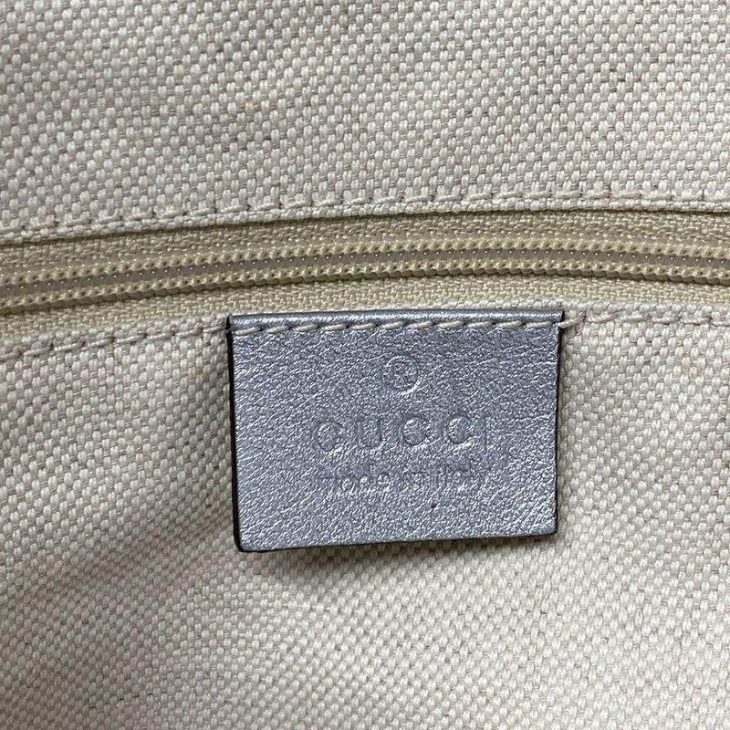 Gucci Handbag Sma Linesookie 223974 Silver Leather