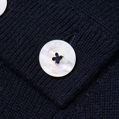 Hermes Knitwear Size 34 Total Cashmere Long Sleeve Knitted Sweater Serie