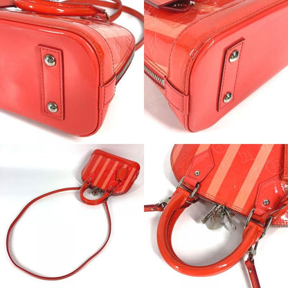 Louis Vuitton Handbag Alma BB M90968 Monogram Vernis Poppy Petal Pink