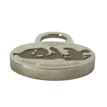 Hermes Cadenas Mediterranean 2003 Annee Mediterranee Padlock Charm Small Logo