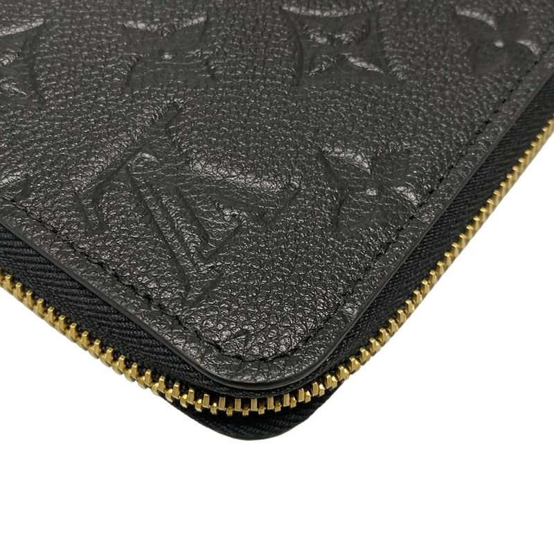 Louis Vuitton Monogram Panda LV X TM Zippy Wallet M14160 Noir Black Leather