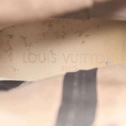 Louis Vuitton Heel Logo Leather Engineer Boots Go0032 Brown 7