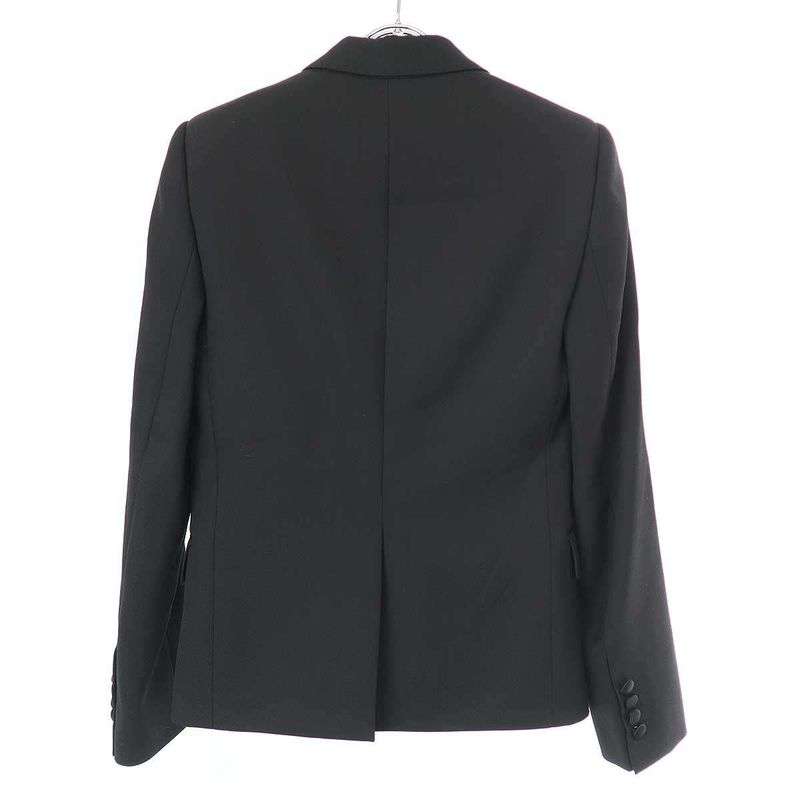 Celine Peak Collar Short Tuxedo Jacket 2v131120d Black 34