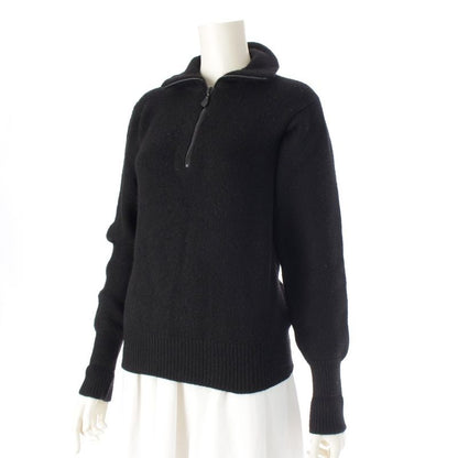 Chanel 96A Cashmere Back Logo Deca Coco Mark High Neck Knit Sweater Top