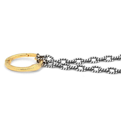 Gucci Necklace Gold Snake Ring Silver/gold