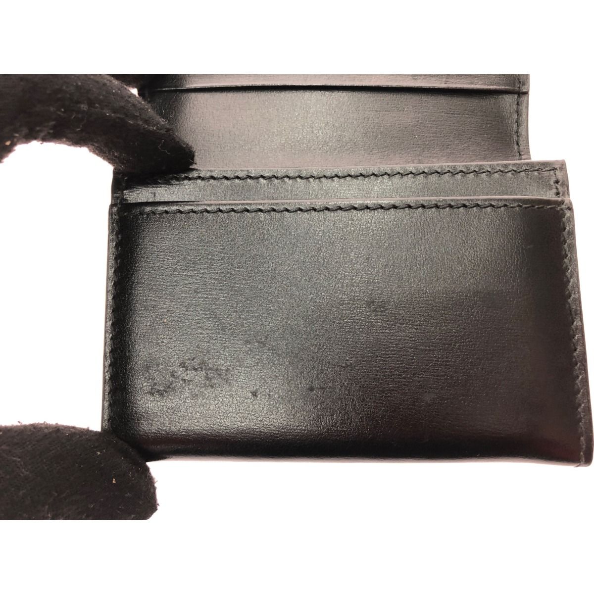 Gucci Unisex Card Case Business Card Holder Ggmarmont Leather 665453