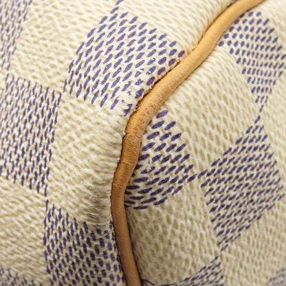 Louis Vuitton Handbag Speedy 30 Damier Azure Canvas Damier Azure Gold Hardware