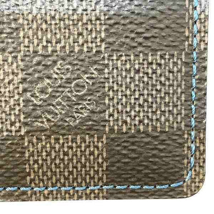 Louis Vuitton Damier Graphite Porte Carthusanple N64029 Black And Blue Branded