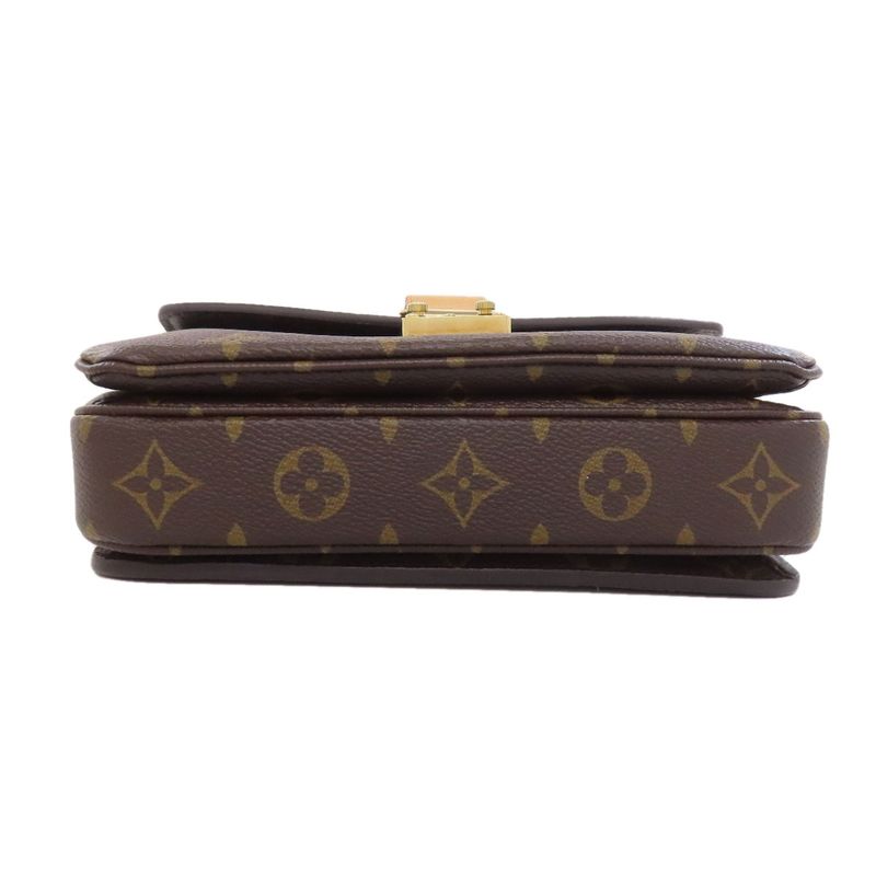 Louis Vuitton M46279 Pochette Metis EW Handbag Monogram Canvas Women