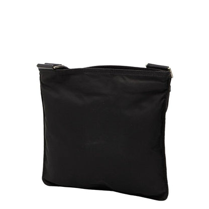 Prada Triangle Logo Plate Black Nylon Women's Prada