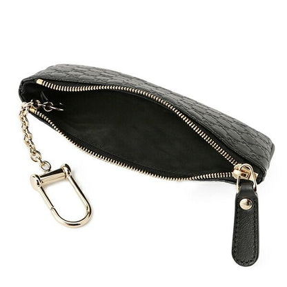 Gucci Coin Case Micro Guccissima Black