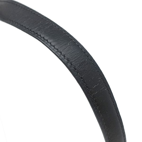 Hermes Shoulder Bag Constance 24 Box Calf Black Gold Hardware Black D Engraved